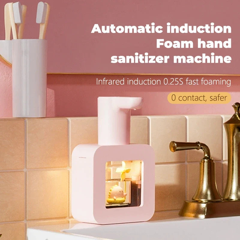 Cute automatic foam dispenser for children in cartoon - view 3