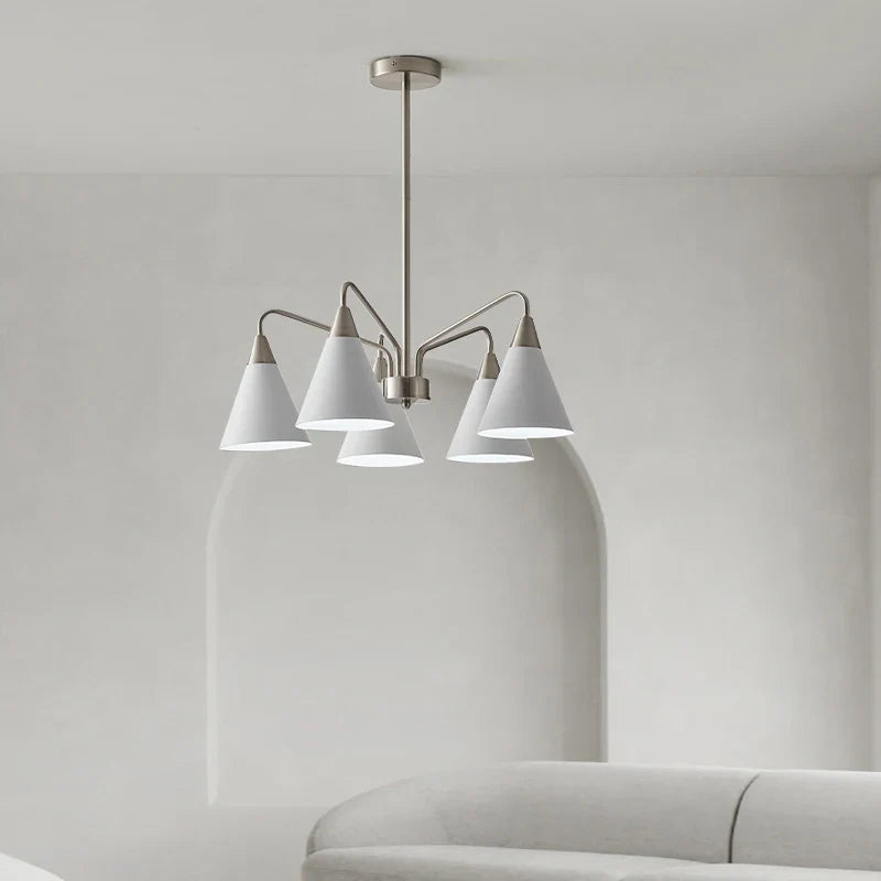 Medieval retro chandelier in iron for minimalist interior decoration - view 3
