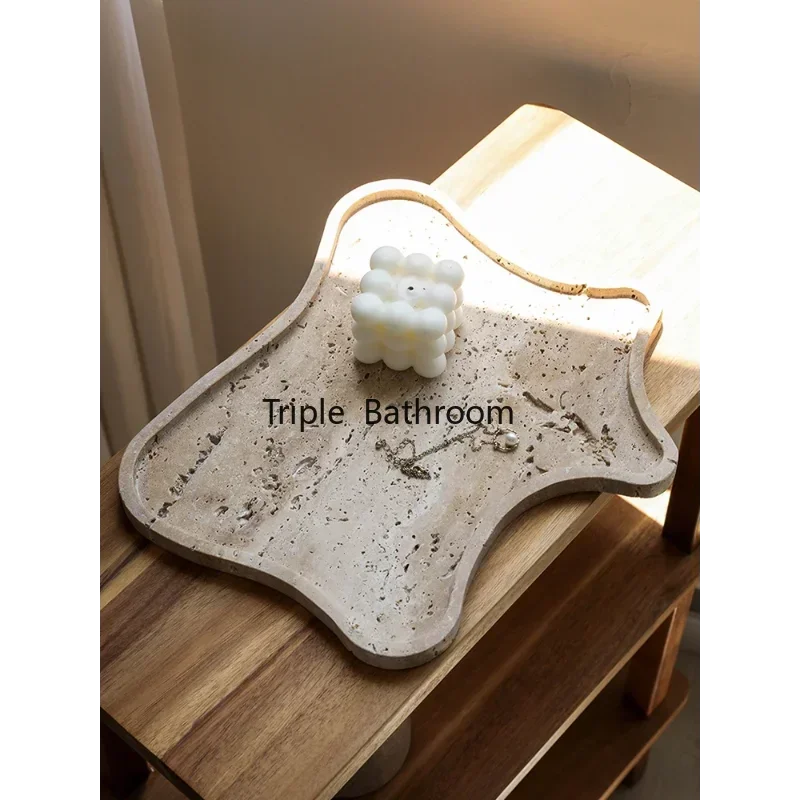 Vintage stone top for decoration and storage - view 3
