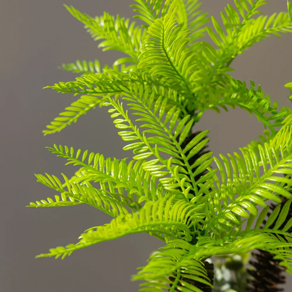 Fake palm large artificial plant in decorative pot - view 4