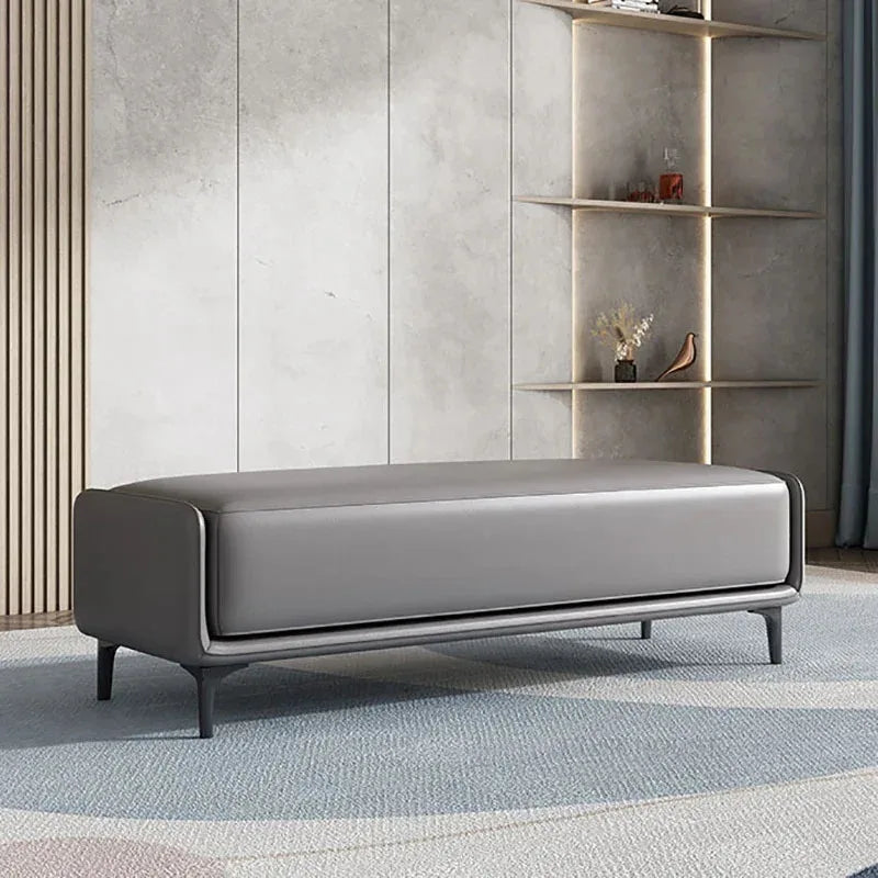 Italian leather stools for design and modern interior - view 4