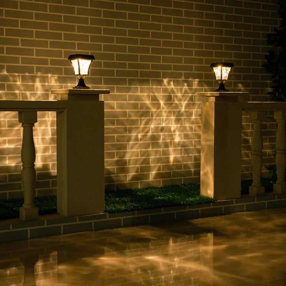 Waterproof led outdoor solar lamp for garden and outdoor space - view 5