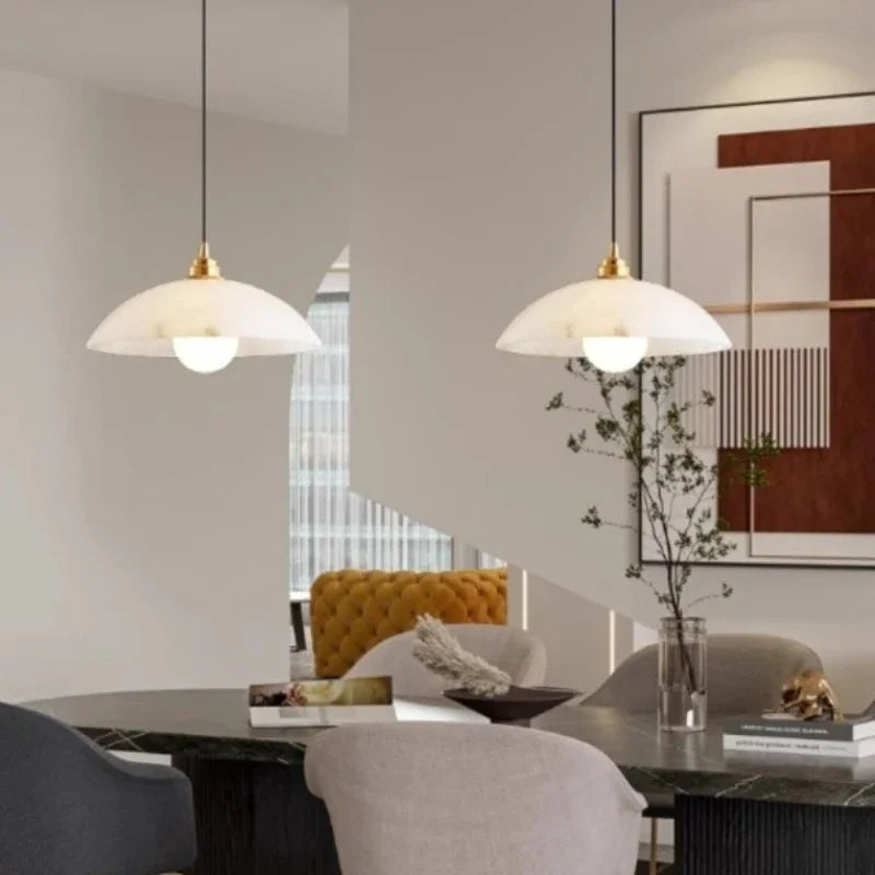 Natural marble chandelier Nordic design for interior decoration - view 2