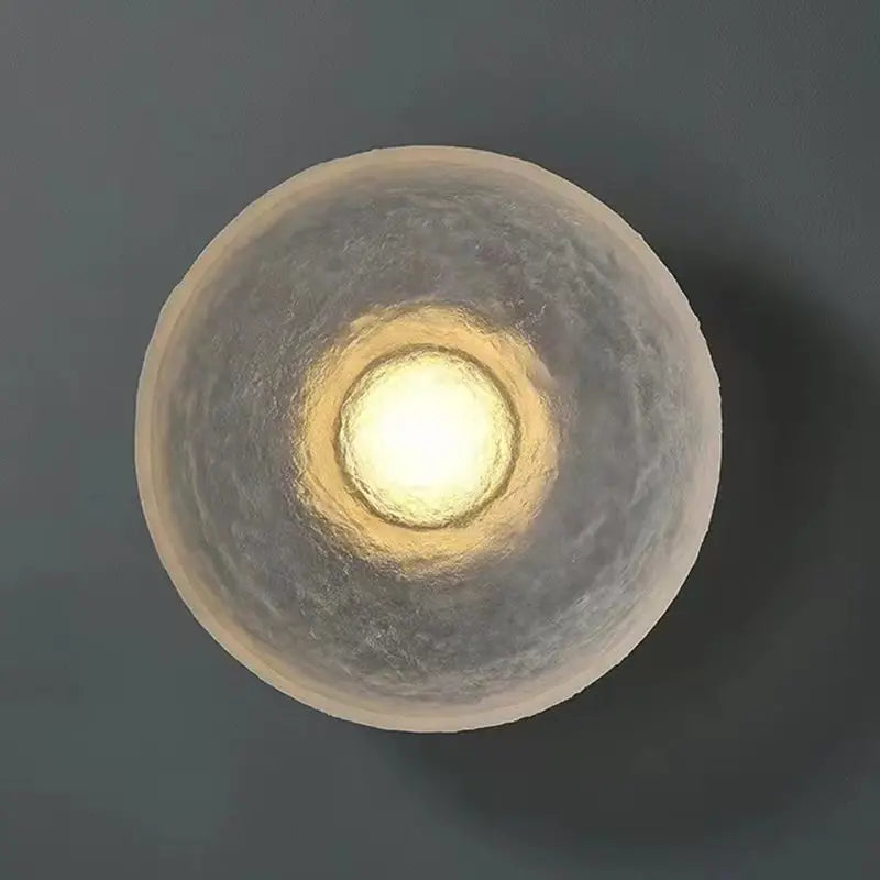 Modern round led wall sconce for interior and exterior decoration