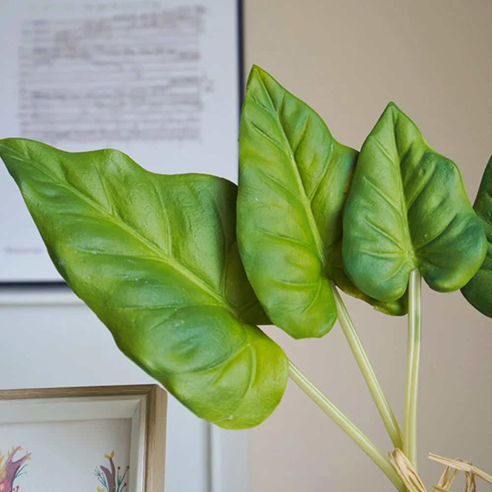 Bouquet of leaves monstera and banana interior decoration wedding - view 5