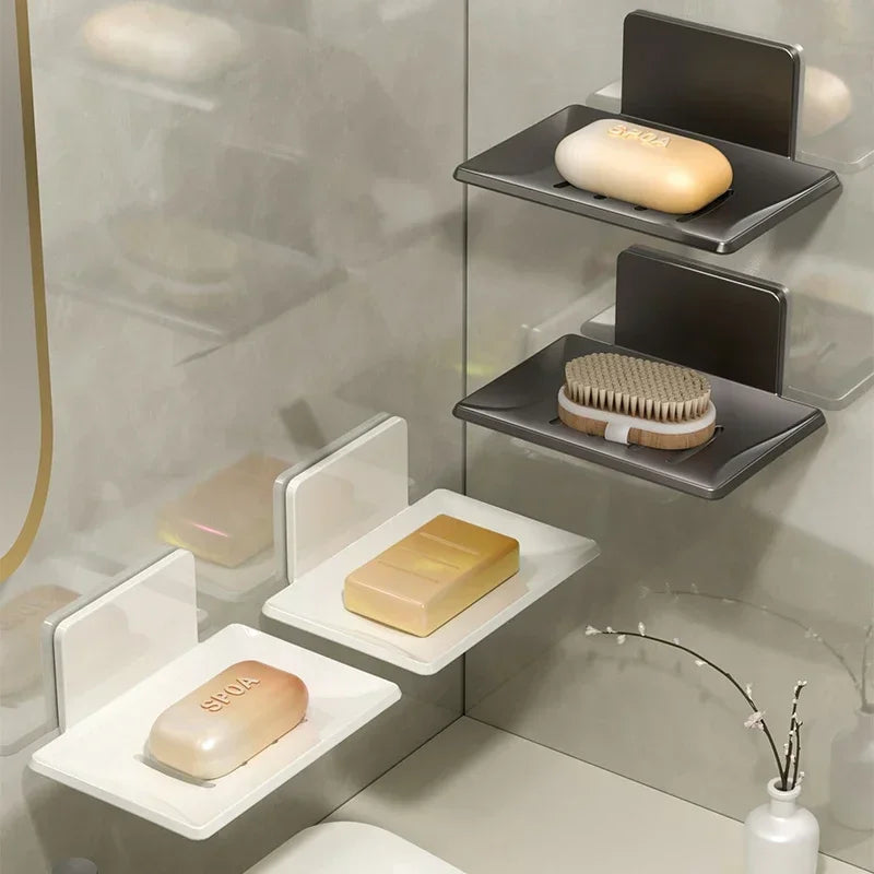 Aluminum wall soap holder for bathroom storage and kitchen - view 3