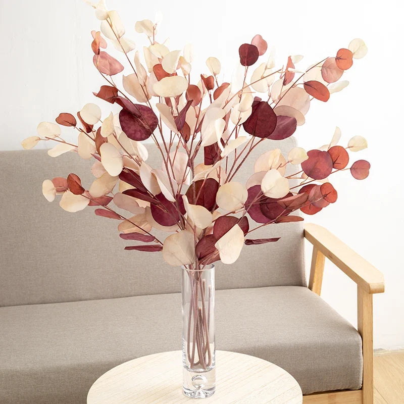 Artificial plant eucalyptus for autumn decoration and DIY arrangements - view 2