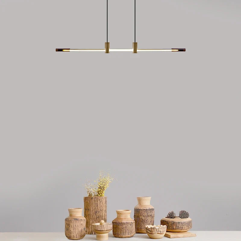 Minimalist led chandeliers for modern bars and receptions - view 2