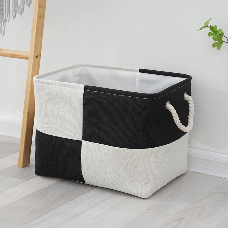 Foldable storage basket for toys and underwear - D / 40x30x30cm