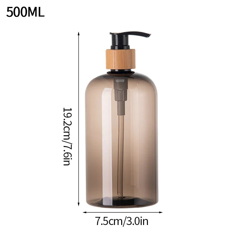 Refillable pump bottle for shampoo and shower gel - Soap Dispenser 500ml