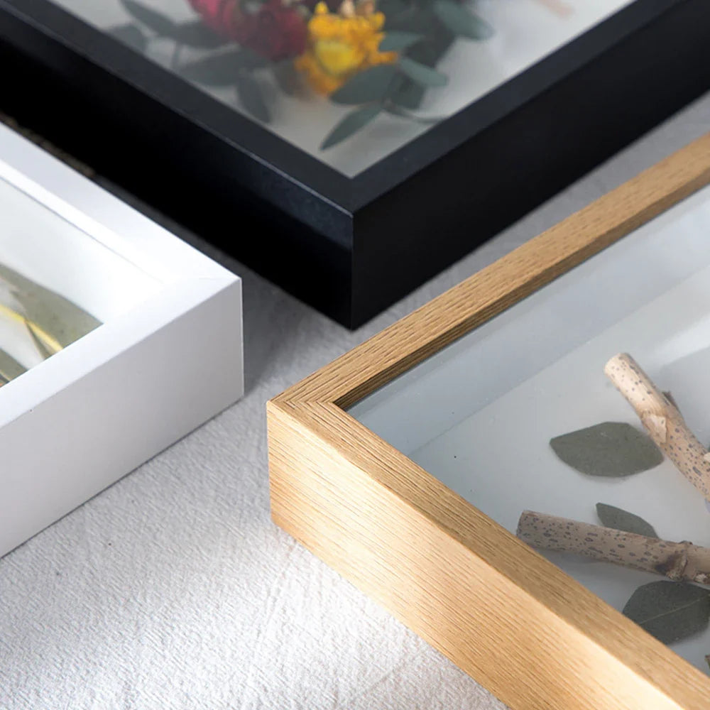 3D Photo Frame Shadow Box Frames, Hollow Bouquet Specimens Case for Crafts, Picture Frame, Memorabilia, 3-5cm - view 2