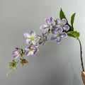 Artificial silk jasmine branch for festive decoration - Purple
