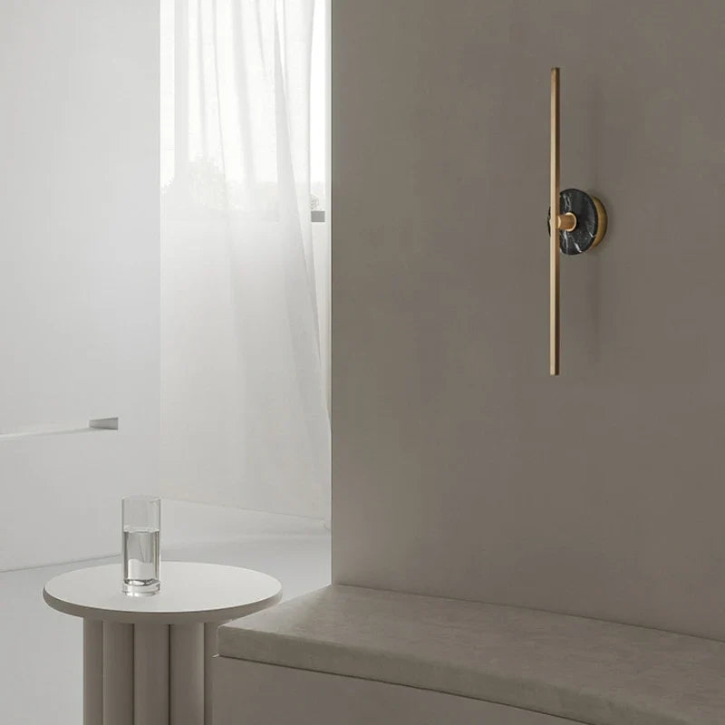 Spanish marble wall sconce minimalist design and luxury - view 4