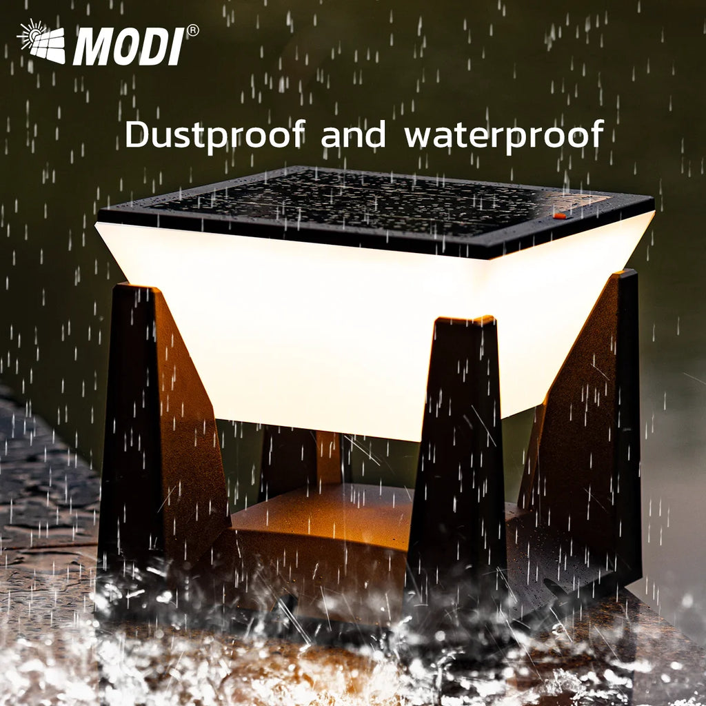 Waterproof solar floor lamp for outdoor lighting garden and driveway - view 6