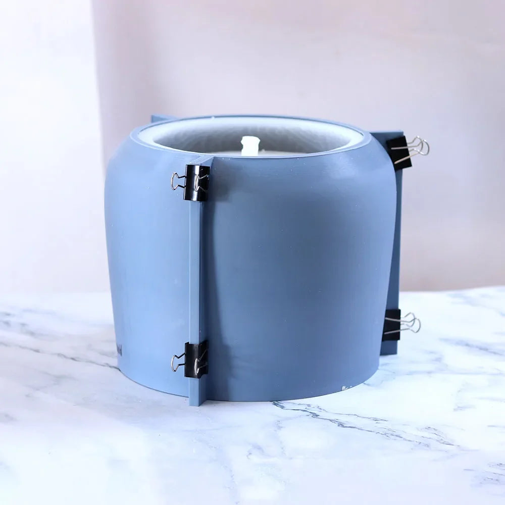 Silicone mould for round Nordic flower pot - view 4
