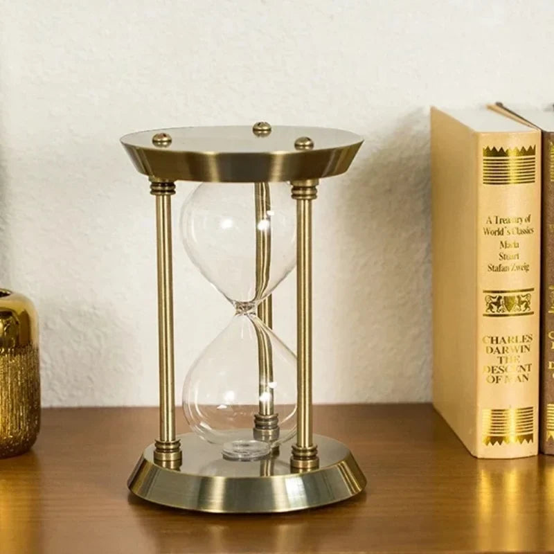 Vintage glass hourglass bottle creative decoration for home - view 5