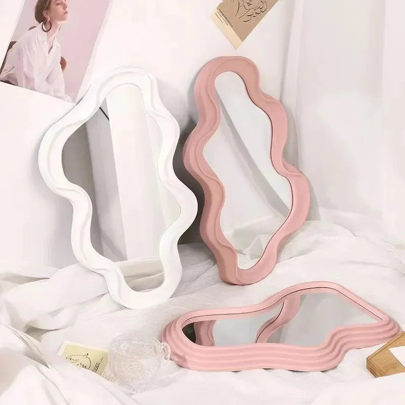Decorative cloud mirror for hanging makeup - view 6