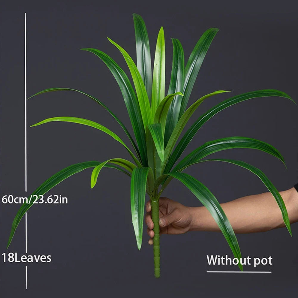 Artificial magnolia plants and tropical leaves for decoration - 60cm 18 Feuilles