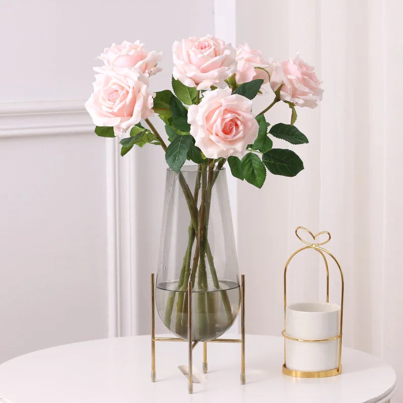 Wedding bouquet in high-end artificial rose wines for wedding and gifts - view 2