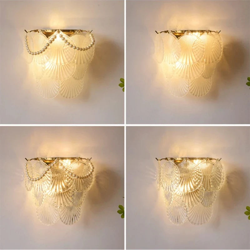LED glass wall sconce for modern interior decoration - view 3