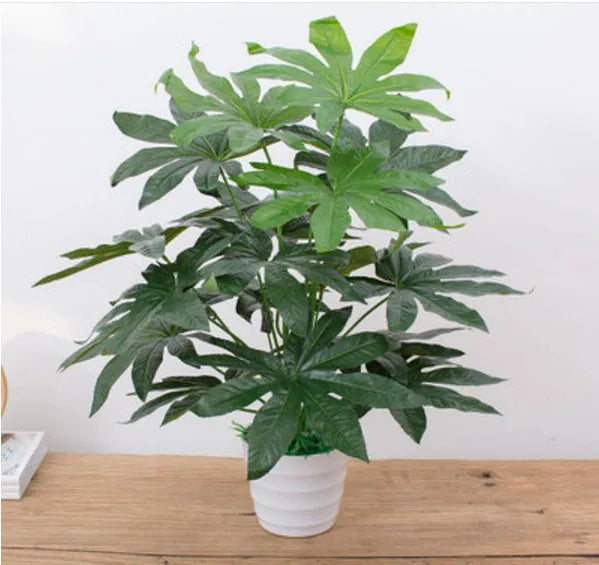 Plastic Monstera Tree for Desk Decoration, Fake Plant, Monstera, No Pot,Gen, Home Garden decor, 60cm - view 5