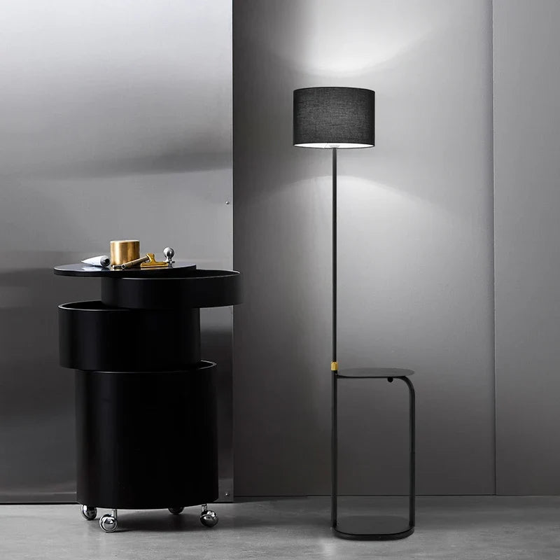 Multifunctional minimalist floor lamp with foot switch - view 3