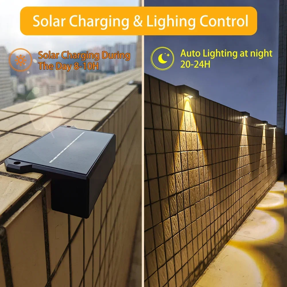 Ultra-lighted outdoor LED solar lamps for garden - view 5
