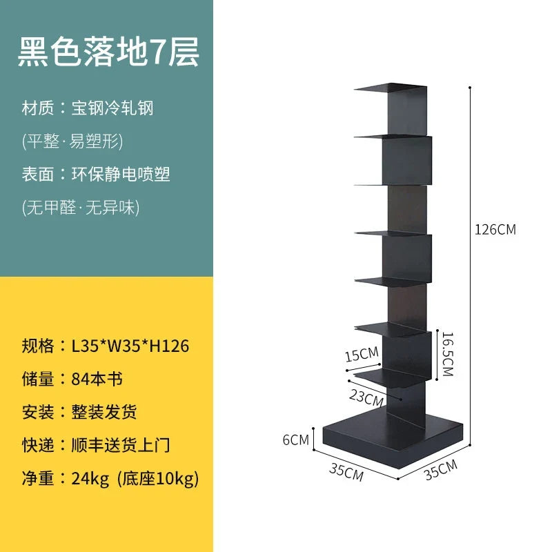 Metal minimalist shelves for elegant and practical storage - Style7