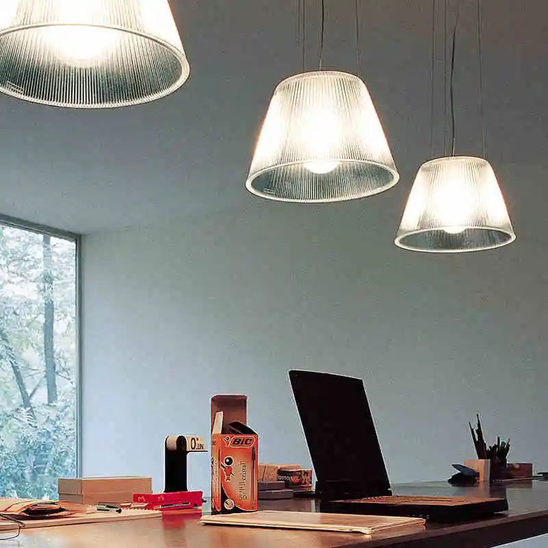 Modern glass design chandelier for cafe hotels and shops - view 5