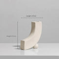 Modern ceramic vase for dried flowers interior decoration - 11