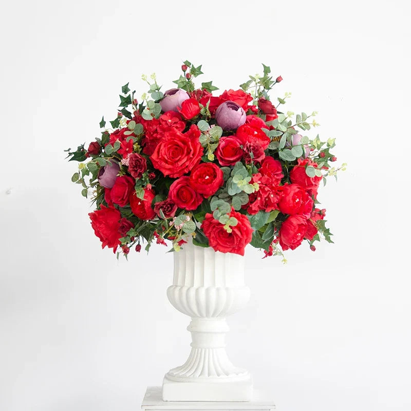 Artificial silk flower balls for wedding decoration and photo - 08 / 50 CM