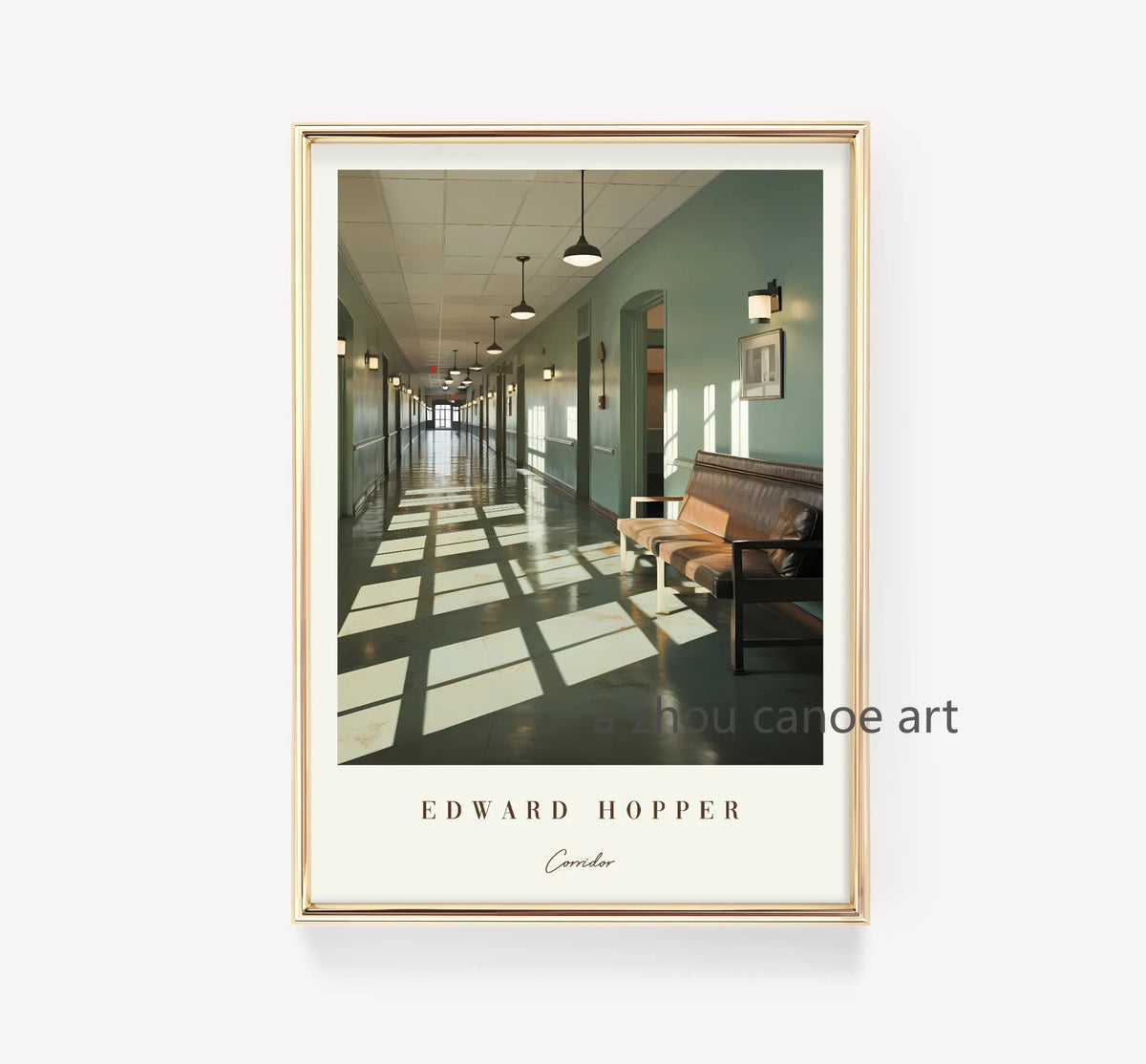 Library of classical art works edward hopper wall decoration - 60X80cm Unframed / 26