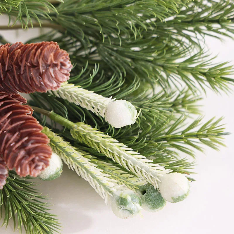 Artificial pine apple branches for Christmas decoration - view 8
