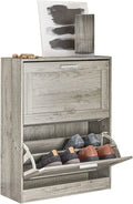 Zapatero, Zapatera Organizador, Apatero de Almacenaminto,Unidad Organizadora de Clóset con 3 Solapas y 6 balda 60 x 23 x 115 cm - FSR137-HG