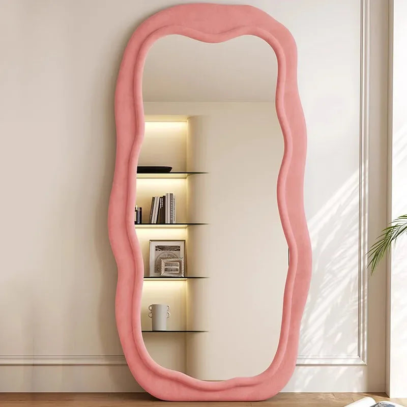 Decorative mirror in macrame Nordic style for men - view 5