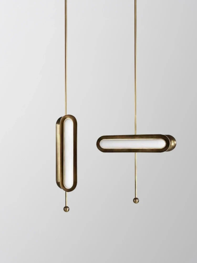 Minimalist pendant light modern design for elegant interior