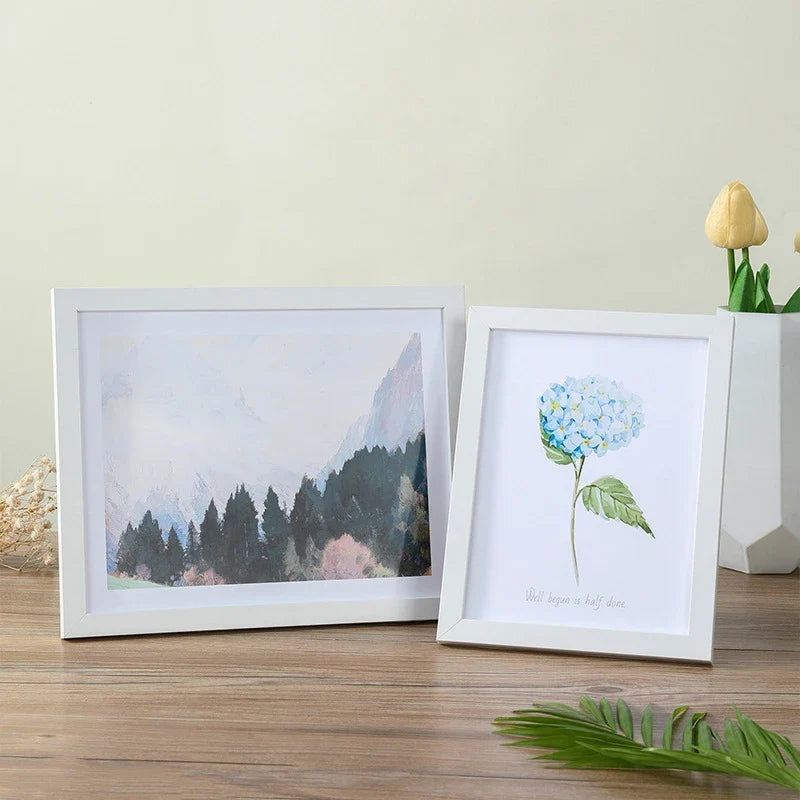Wooden photo frame hanging for decoration and gift - view 2