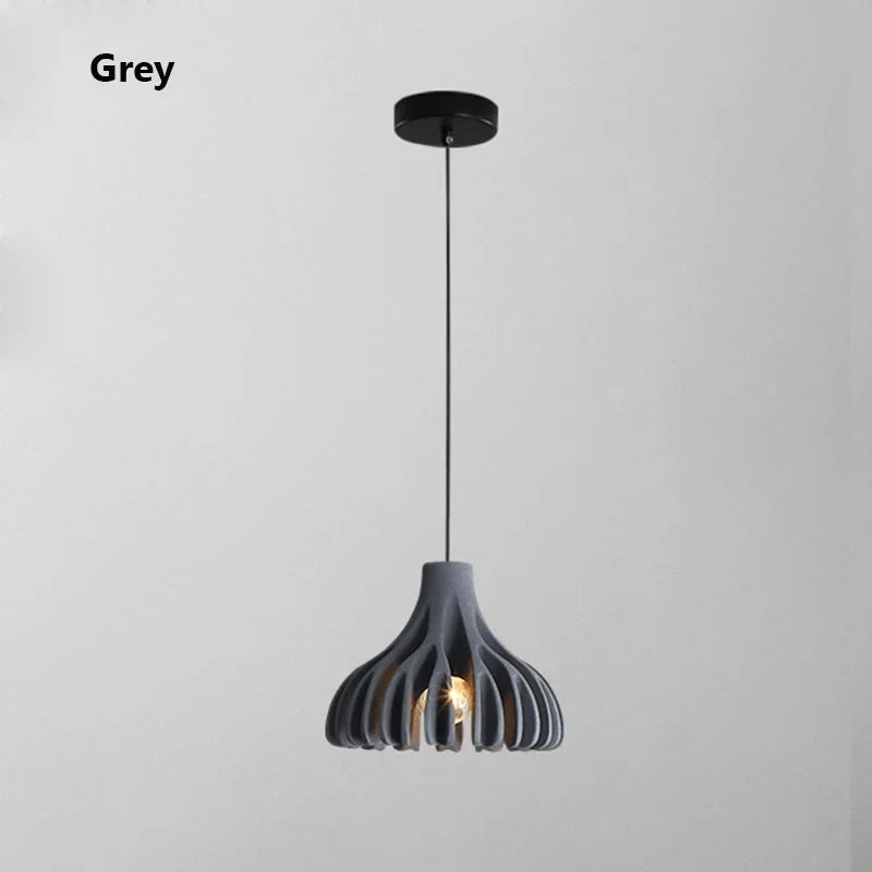 Modern resin design chandelier for commercial decoration - Gray / Warm White