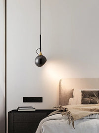Modern bedside lamp with adjustable magnetic suction