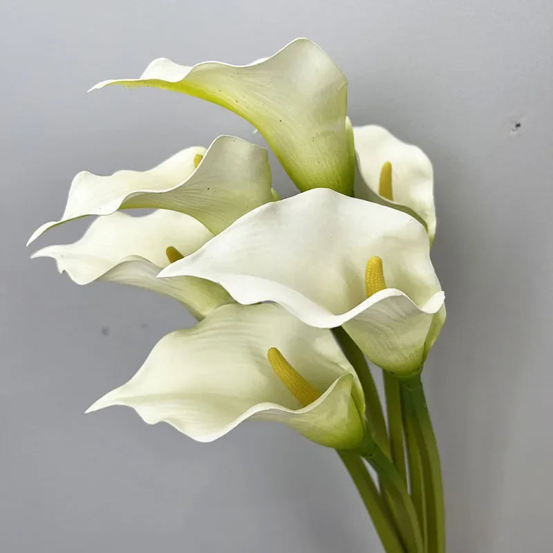 Set of 4 artificial calla lys for wedding decoration - view 3