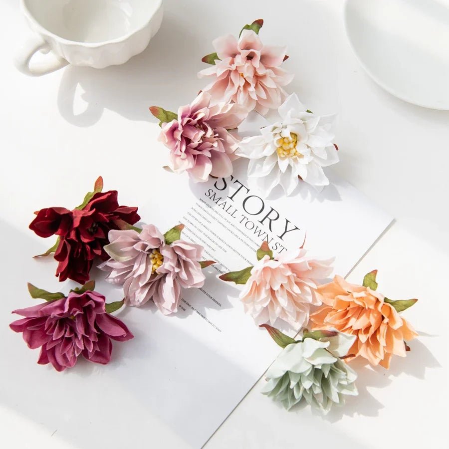 Set of 20 silk wall flowers for varied decoration - view 4