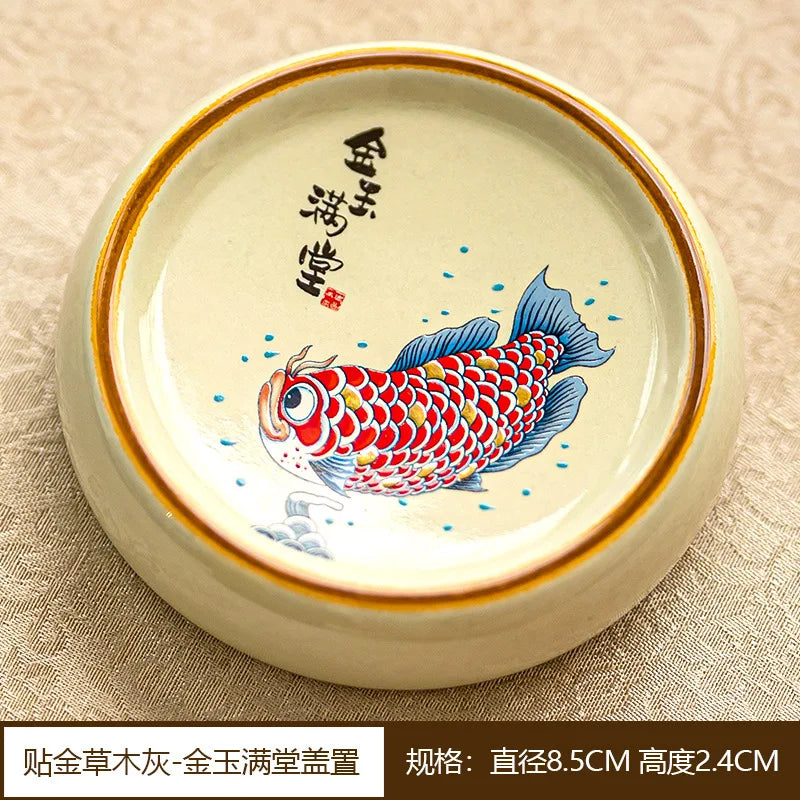 Arowana-Patterned Ceramic Kung Fu Teapot, 150 ml - view 2