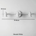3heads white 48cm