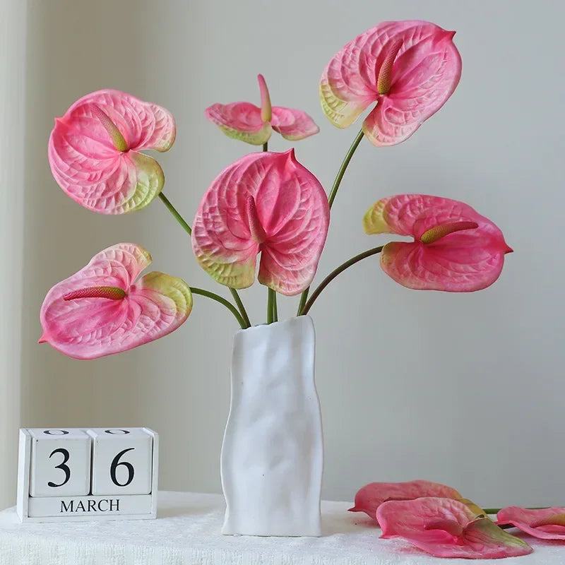 Garden decoration artificial leaves anthuriums for outdoors - view 3