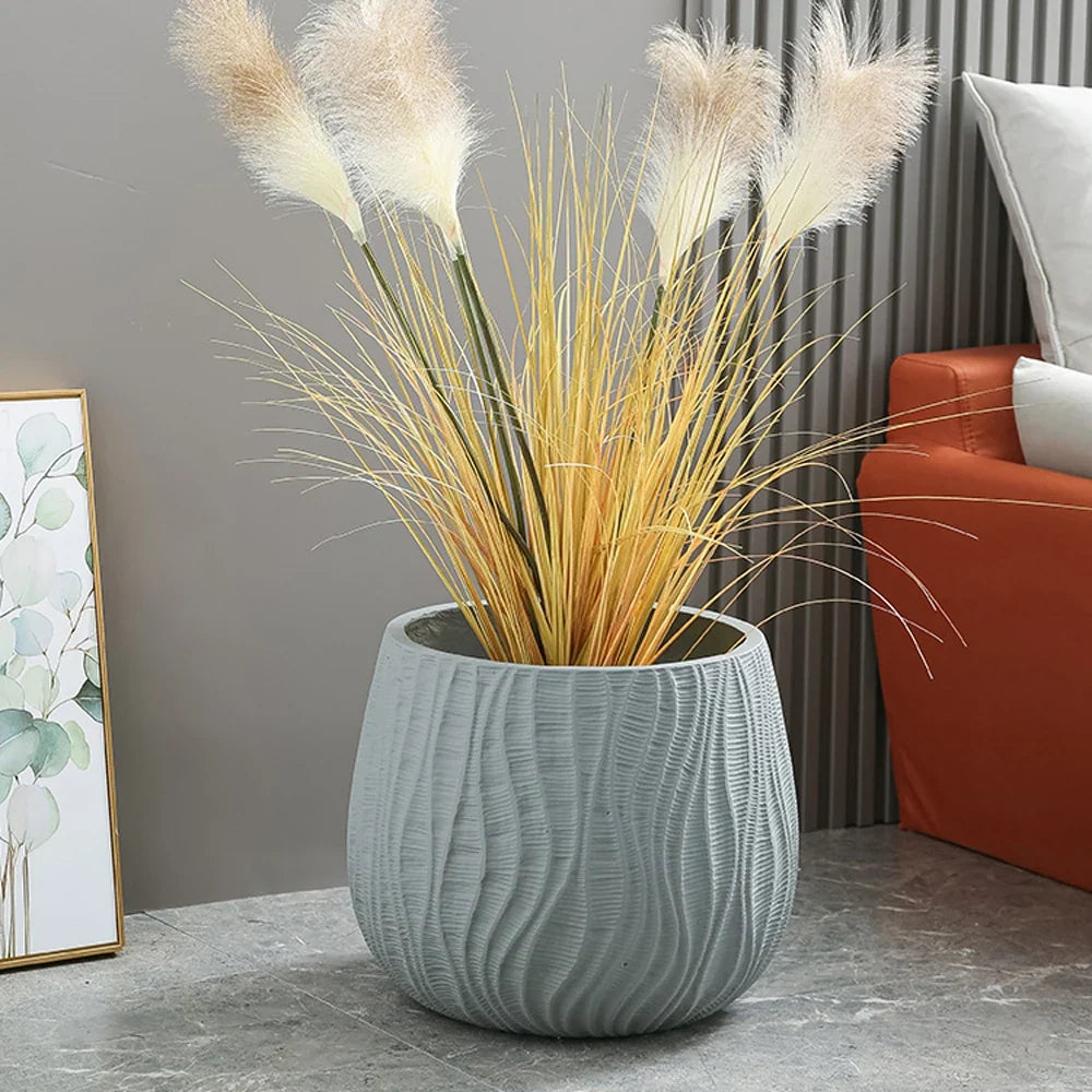 Modern silicone mould for light and luxurious concrete flower pot - view 2