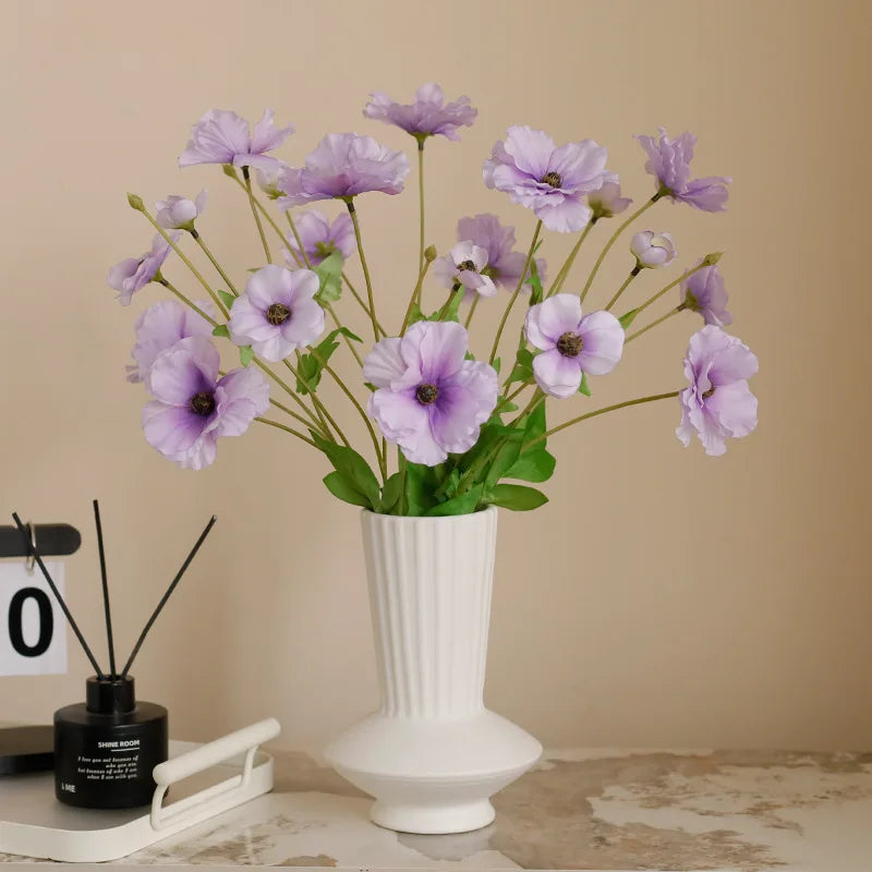 Butterfly peony silk flower decoration wedding floral arrangement - view 2