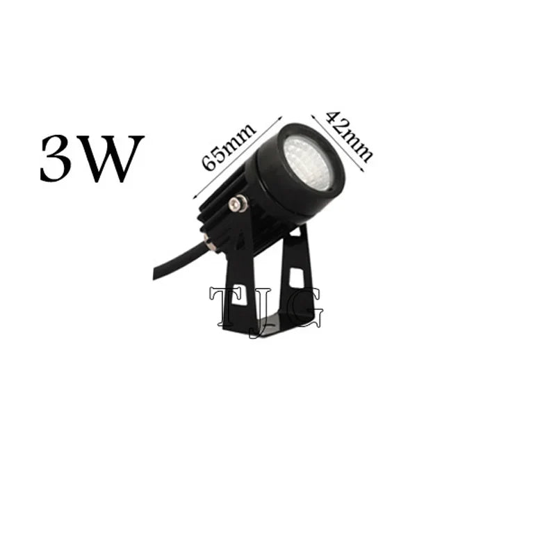 Garden lighting led waterproof lawn lamp outdoor - Natural white 4000K / Base Type 3W / CA 85-265 V