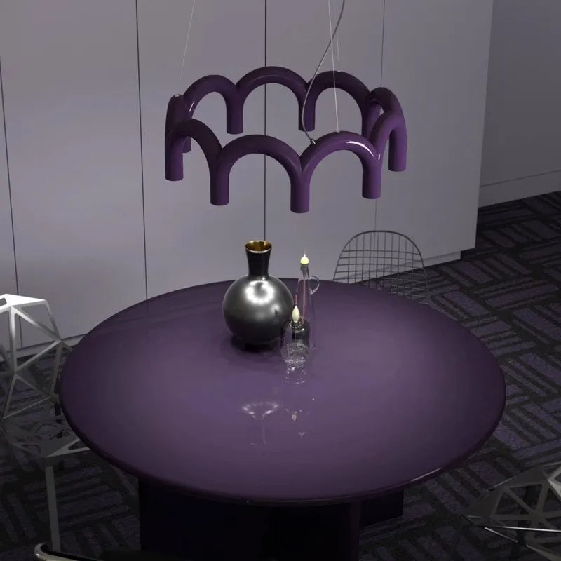 Minimalist chandelier in industrial style for interior decoration - view 2