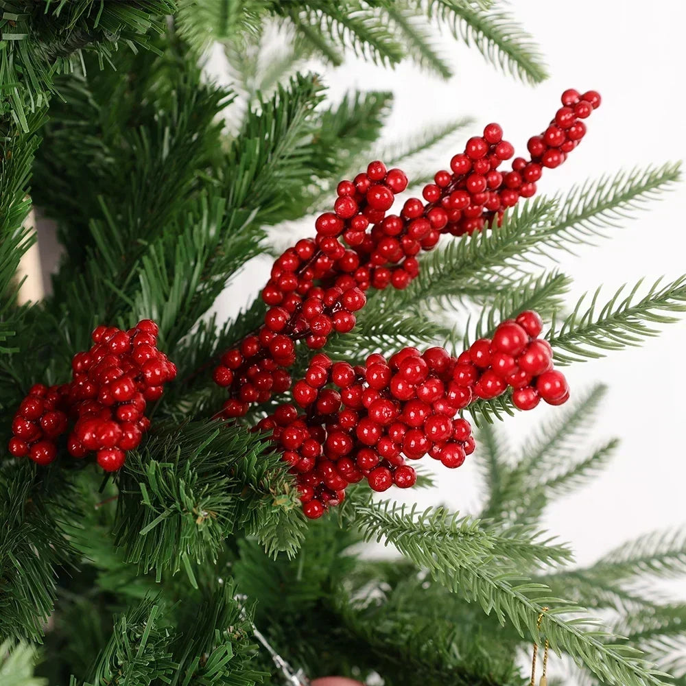 Artificial berry branch for Christmas decoration - view 3
