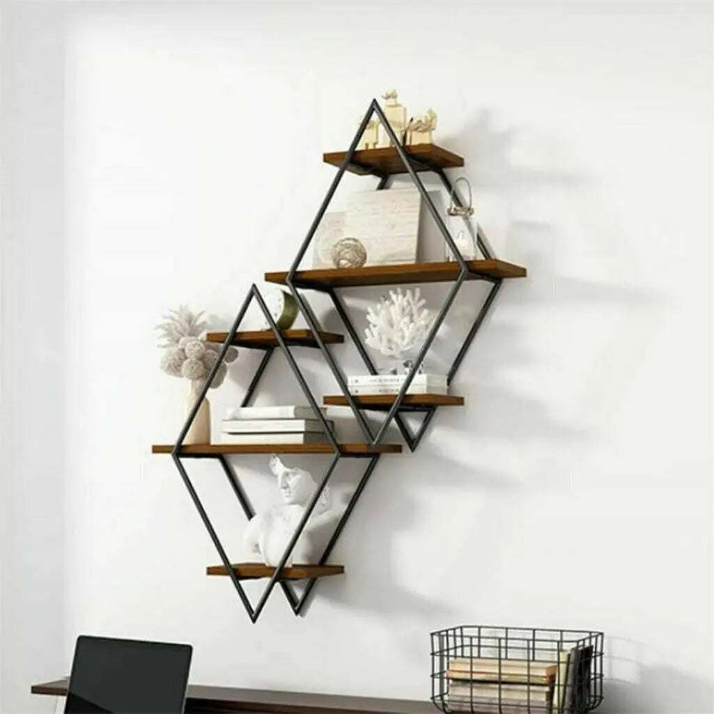 Modern and elegant decorative wooden wall shelves - view 4